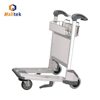 Aluminum Alloy Airport Luggage Trolley For Intermational Airport