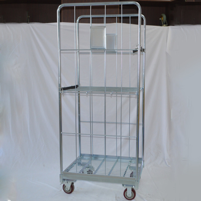 Two Side Logistics Demountable Foldable Zinc Surface Treatment