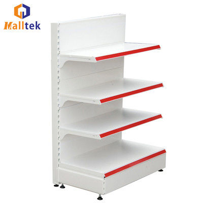 Supermarket Double Side Store Iron Gondola Shelving Rack