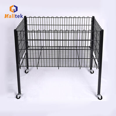 Popular Promotion cage Capacity Stackable Wire Baskets Customizable colors