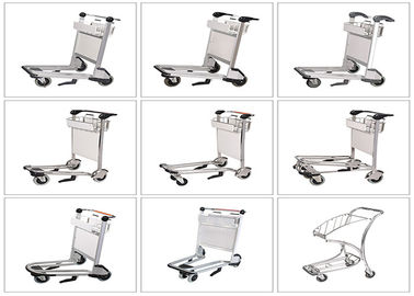 Stainless Steel Airport Luggage Trolley Airport Passenger Baggage Trolleys