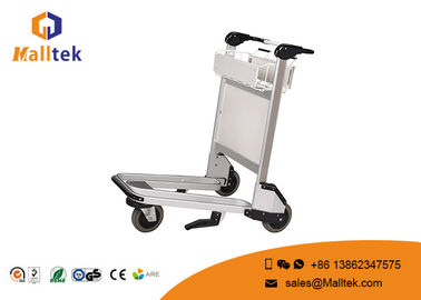 Three Wheels Portable Luggage Trolley Aluminum Alloy Safety Operation