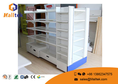 High Strength Supermarket Gondola Shelving Warehouse Storage Shelves