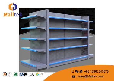 Heavy Duty Supermarket Gondola Shelving Modern Adjustable Shelf Height
