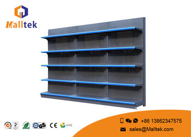 Heavy Duty Supermarket Gondola Shelving Modern Adjustable Shelf Height