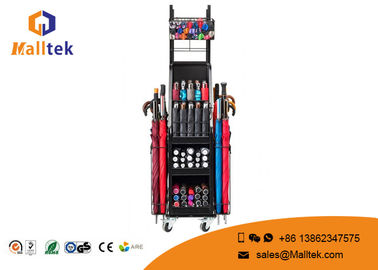 Colorful Metal And Steel Supermarket Display Racks For Umbrella And Parasol
