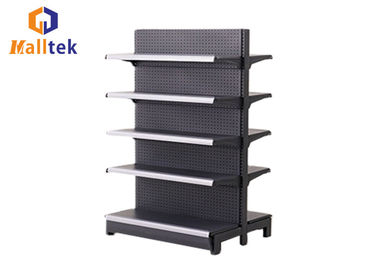 Custom Supermarket Gondola Shelving Retail Display Racks For Convenience Store