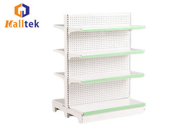 Custom Supermarket Gondola Shelving Retail Display Racks For Convenience Store