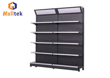 Custom Supermarket Gondola Shelving Retail Display Racks For Convenience Store
