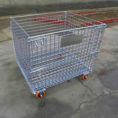 Galvanized Wire Mesh Storage Cages 50x50mm 1200x1000x890mm