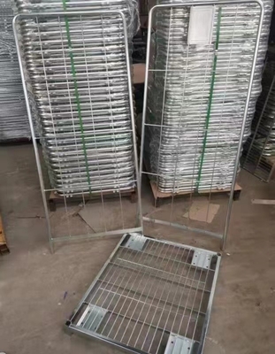 Two Side Logistics Demountable Foldable Zinc Surface Treatment