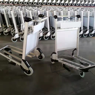 3 Wheels 250KG Airport Luggage Trolley Aluminum Alloy With Automatic Brake