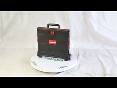 รถกระบะซุปเปอร์มาร์เก็ตที่พับได้ด้วยมือ พร้อมล้อพลาสติก PVC